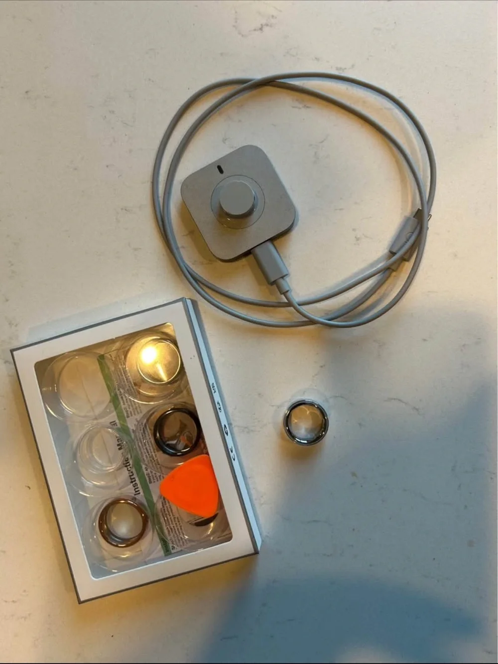 Silver Oura Ring - Gen 4, Size 8